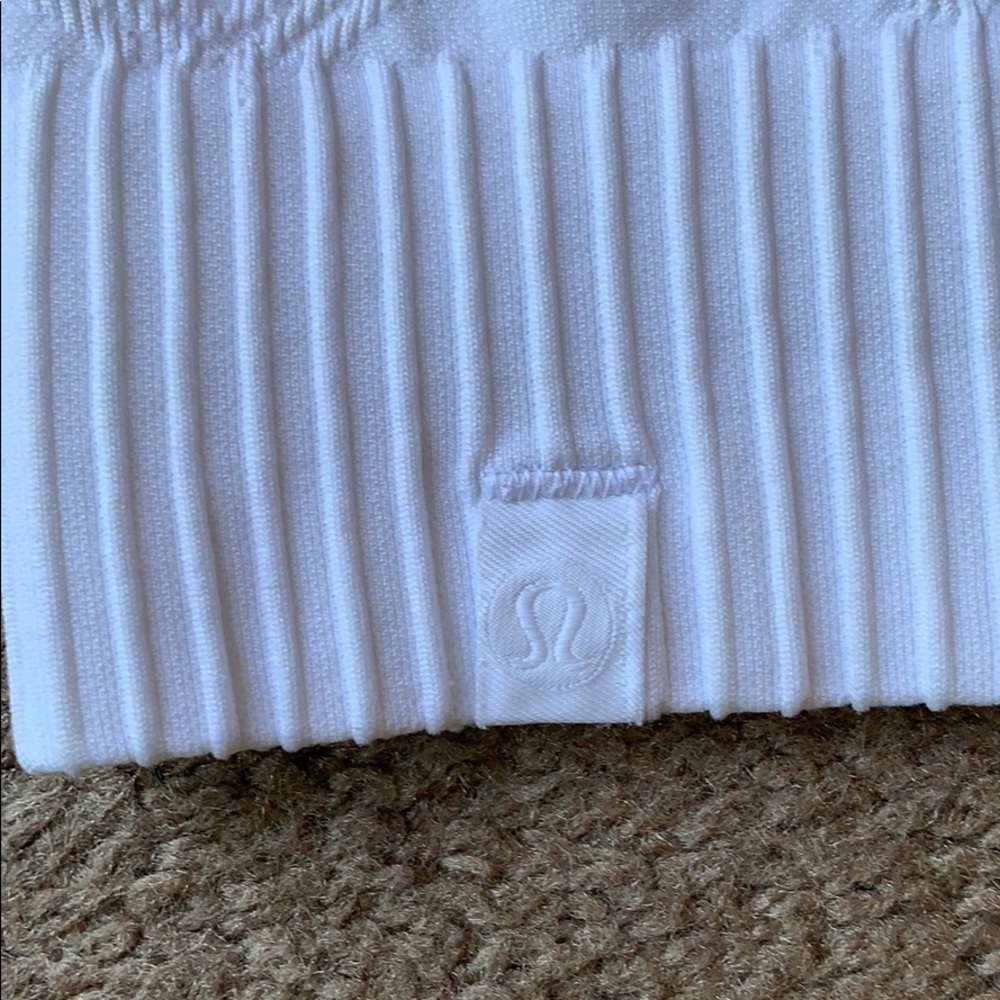 Lululemon Rest less Pullover LS  white sz 8 - Picture 4 of 8